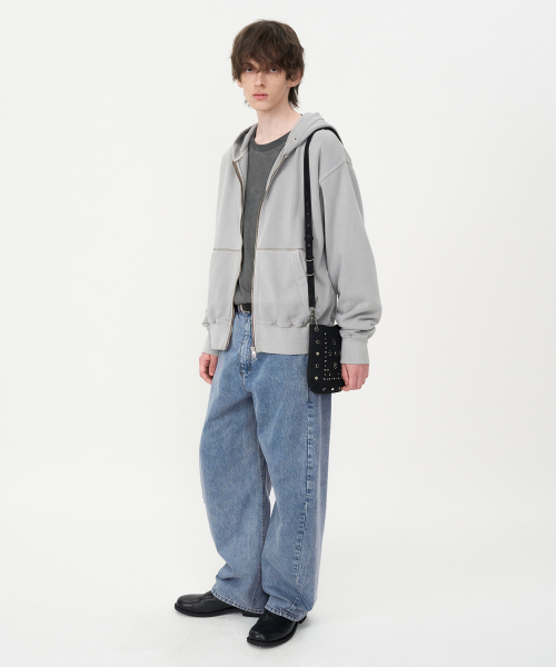 INSILENCE(インサイロンス)の「カーブドワイドジーンズブルー(デニムパンツ・レディース・その他・SMALL/MEDIUM/LARGE)」の17枚目の写真
