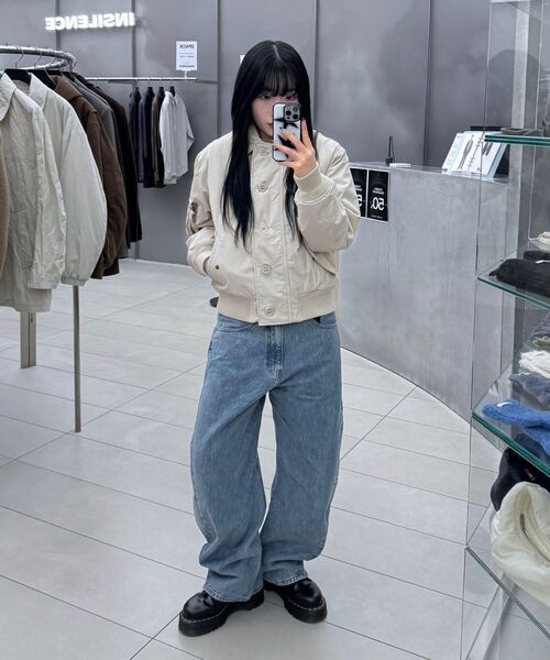 INSILENCE(インサイロンス)の「カーブドワイドジーンズブルー(デニムパンツ・レディース・その他・SMALL/MEDIUM/LARGE)」の22枚目の写真