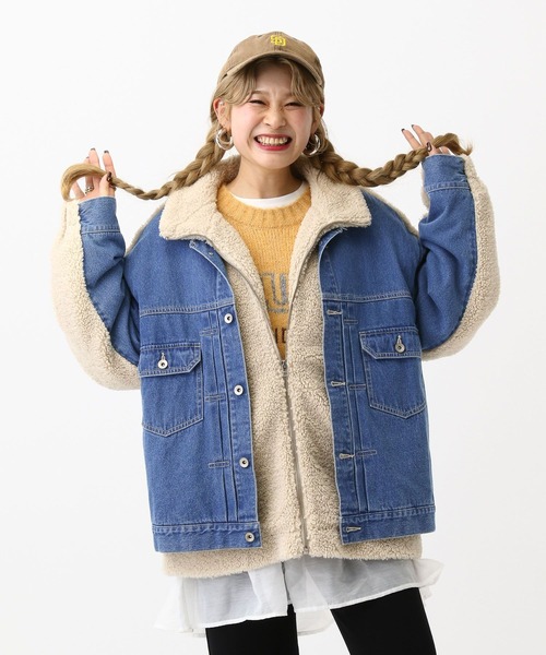 デニムボアドッキングジャケット 593752（デニムジャケット）｜LEPSIM