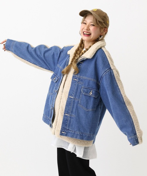 デニムボアドッキングジャケット 593752（デニムジャケット）｜LEPSIM