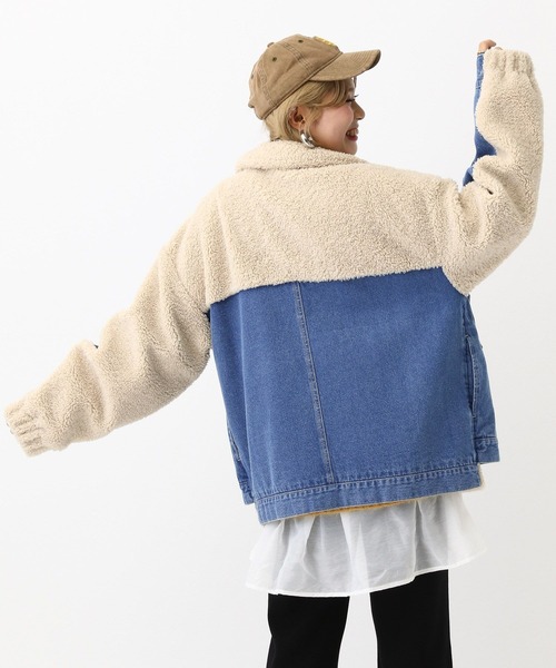 デニムボアドッキングジャケット 593752（デニムジャケット）｜LEPSIM