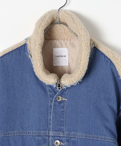 デニムボアドッキングジャケット 593752（デニムジャケット）｜LEPSIM
