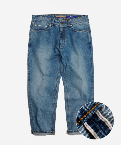 FRIZMWORKS(フリズムワークス)の「OG SELVEDGE ANKLE DENIM PANTS _ LIGHT BLUE(デニムパンツ・メンズ・その他・X-LARGE/SMALL/MEDIUM/LARGE)」の1枚目の写真