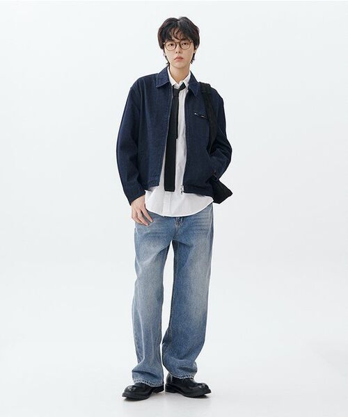 MUSINSA STANDARD（ムシンサスタンダード）の「デニムワークジャケット [ディープインディゴ]（デニムジャケット・メンズ・その他・MEDIUM/LARGE/X-LARGE/XX-LARGE）」の9枚目の写真