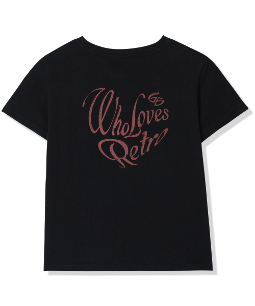 GUBIN（グビン）の「[シーズンオフ] (W)フーラブクロップ半袖Tシャツ（Tシャツ/カットソー・レディース・その他・MEDIUM/SMALL）」の2枚目の写真