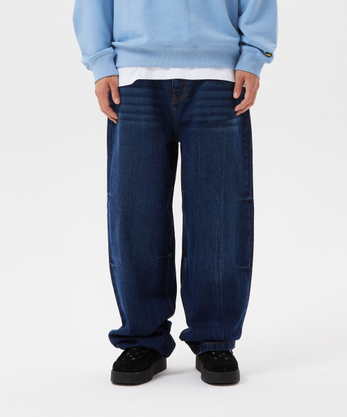 Wacky WiLLy(ワッキーウィリー)の「バルーンフィットデニムパンツブルー(デニムパンツ・レディース・その他・SMALL/MEDIUM/LARGE)」の1枚目の写真
