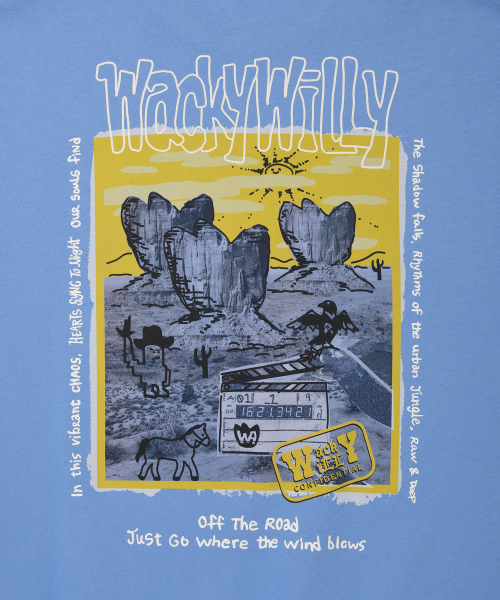 Wacky WiLLy(ワッキーウィリー)の「ピクチャーグラフィック スウェット ブルー(スウェット・レディース・その他・X-LARGE/SMALL/MEDIUM/LARGE)」の7枚目の写真