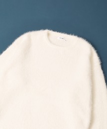 ATELANE（アテレーン）の「ATELANE シャギーニットプルオーバー/ボーダー（ニット/セーター・メンズ）」