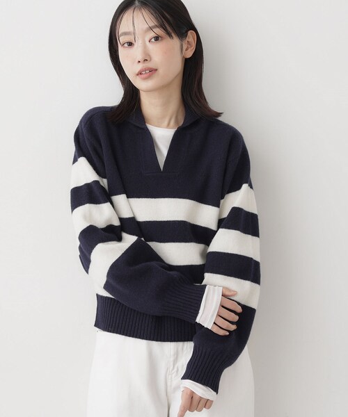 セール】ウールカシミヤ（ニット/セーター）｜Dessin（デッサン）の