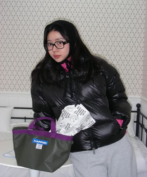 PRENDA(プレンダ)の「GLOSSY PUFFER JACKET BLACK(ダウンジャケット/コート・レディース・その他・FREE)」の2枚目の写真