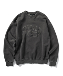 SUPERSUB（スーパーサブ）の「SWAVER Logo Deck Sweatshirt - Pigment Charcoal（スウェット）」