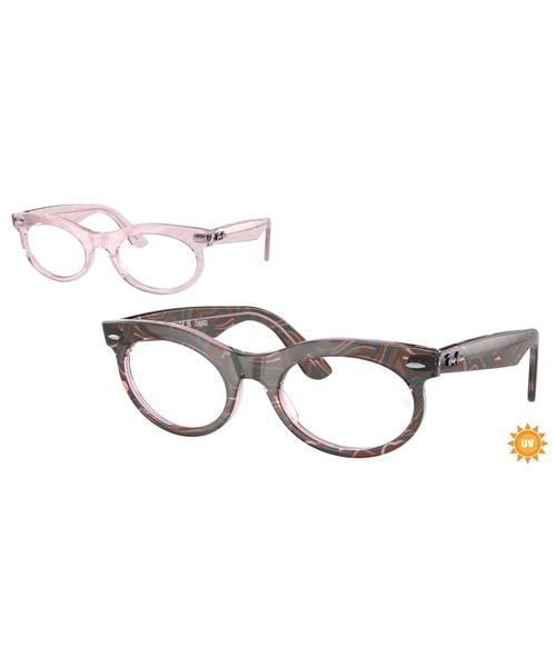 Ray-Ban(レイバン)の「【新着】Ray-Ban レイバン メガネフレーム /Wayfarer Oval Optics Change /Transitions /調光フレーム /紫外線対策(メガネ・メンズ・クリア・ONE SIZE)」の11枚目の写真