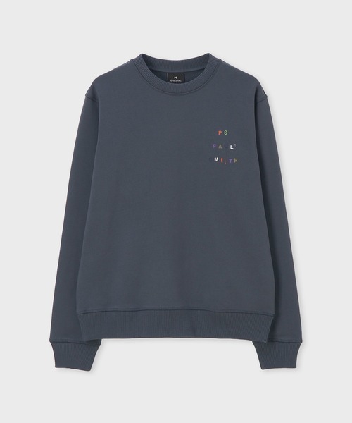 PS Paul Smith（ピーエスポールスミス）の「"PS Stamp" スウェット / 252555 191Z（スウェット・メンズ・ブラック/ブルーグレー・MEDIUM/X-LARGE/LARGE）」の2枚目の写真