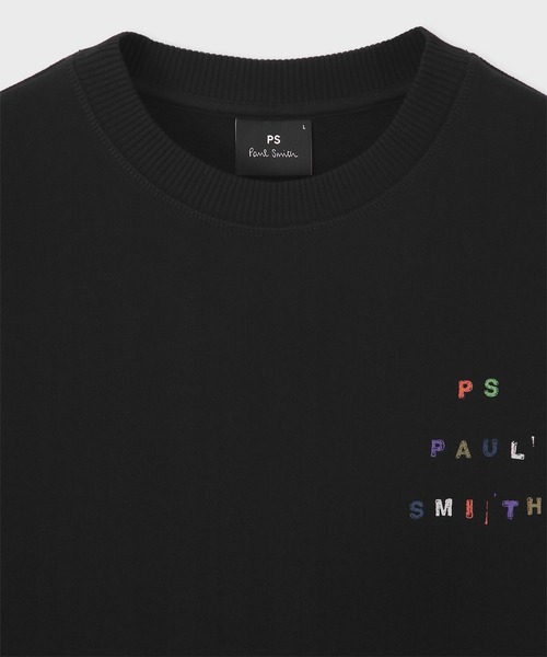 PS Paul Smith（ピーエスポールスミス）の「"PS Stamp" スウェット / 252555 191Z（スウェット・メンズ・ブラック/ブルーグレー・MEDIUM/X-LARGE/LARGE）」の6枚目の写真