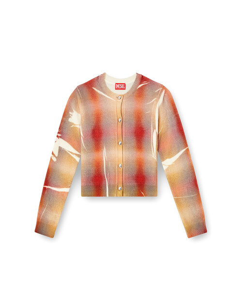 DIESEL（ディーゼル）の「ウィメンズ カーディガン M-CHLOTY（カーディガン/ボレロ・レディース・レッド系その他・LARGE/MEDIUM/SMALL/X-SMALL/X-LARGE）」の5枚目の写真