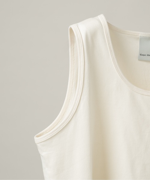 CASPER JOHN(キャスパージョン)の「Smooth tank top/スムースタンクトップ(タンクトップ・メンズ・ライトグリーン/ブルー/レッド/グレー/ブラック/ホワイト・X-SMALL/SMALL/MEDIUM/LARGE)」の10枚目の写真