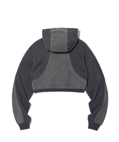 CRITIC（クリティック）の「CROP INCISION HOODIE CHARCOAL（パーカー・レディース・その他・FREE）」の2枚目の写真