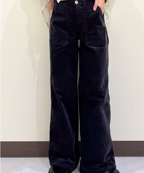 SOMETHING(サムシング)の「SOMETHING(サムシング)【レディース】「BODYFIRE」ベイカーワイドパンツ(その他パンツ・レディース・ダークグレー・XS/S/M/L)」の10枚目の写真