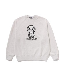 A BATHING APE | HEAVY WASH BABY MILO RELAXED FIT CREWNECK SWEATSHIRT(スウェット)