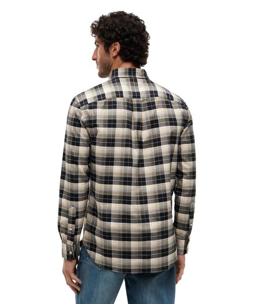 TOMMY HILFIGER（トミーヒルフィガー）の「コットンオックスフォードヘリテージプレイドルーズフィットシャツ（シャツ/ブラウス・メンズ・ブラック系その他2/ブルー・X-LARGE/MEDIUM/SMALL/LARGE）」の10枚目の写真