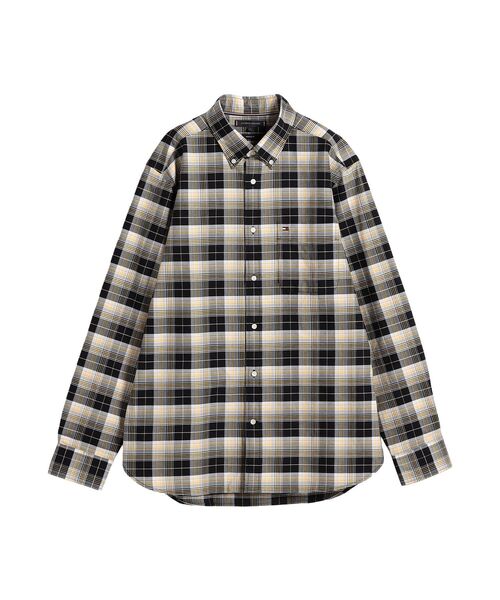 TOMMY HILFIGER（トミーヒルフィガー）の「コットンオックスフォードヘリテージプレイドルーズフィットシャツ（シャツ/ブラウス・メンズ・ブラック系その他2/ブルー・X-LARGE/MEDIUM/SMALL/LARGE）」の11枚目の写真