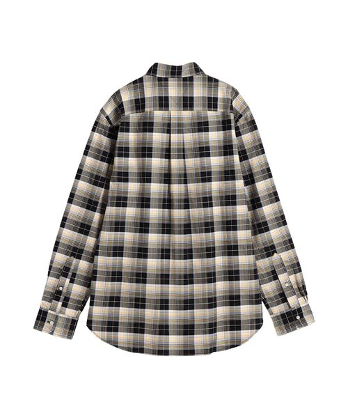 TOMMY HILFIGER（トミーヒルフィガー）の「コットンオックスフォードヘリテージプレイドルーズフィットシャツ（シャツ/ブラウス・メンズ・ブラック系その他2/ブルー・X-LARGE/MEDIUM/SMALL/LARGE）」の12枚目の写真