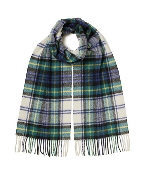 ラムズ ウール / カシミヤ ニューチェック マフラー（4色展開