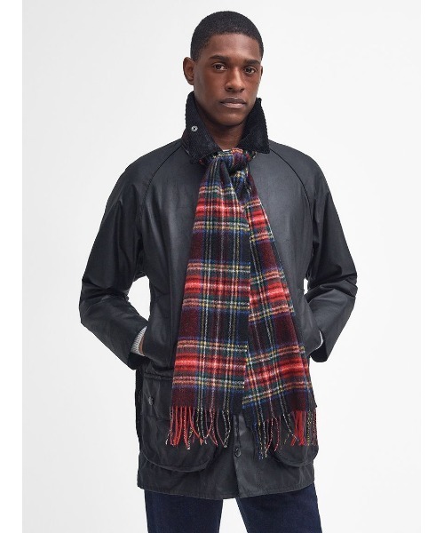 ラムズ ウール / カシミヤ ニューチェック マフラー（4色展開