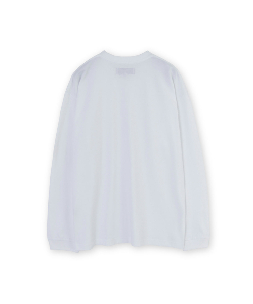 BROWNYARD（ブラウンヤード）の「ワンデイロングスリーブ、ホワイト（Tシャツ/カットソー・レディース・その他・3/4/5/6）」の2枚目の写真