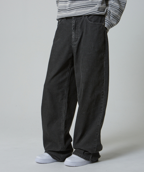 UNKNOWN PLANET(アンノウンプラネット)の「デイリー ワイド コーデュロイパンツ グレー(その他パンツ・レディース・その他・SMALL/MEDIUM/LARGE)」の1枚目の写真