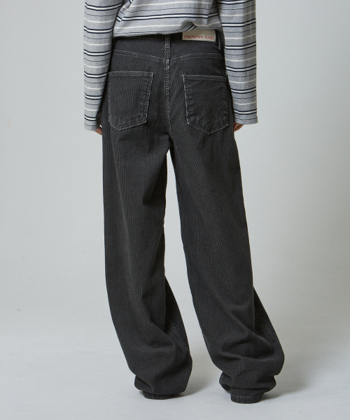 UNKNOWN PLANET(アンノウンプラネット)の「デイリー ワイド コーデュロイパンツ グレー(その他パンツ・レディース・その他・SMALL/MEDIUM/LARGE)」の7枚目の写真