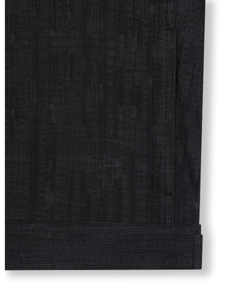 BESLOW(ビースロー)の「WASHED LINEN JACQUARD WORK JACKET BLACK(その他アウター・メンズ・その他・SMALL/MEDIUM/LARGE/X-LARGE)」の4枚目の写真