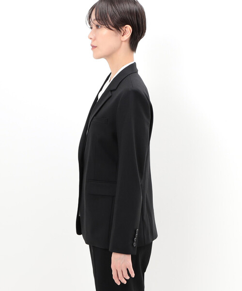 COMME CA(コムサ)の「〔 TALLサイズ 〕 【セットアップ対応】2WAYストレッチトロ ジャケット(その他アウター・レディース・ブラック・13号/15号)」の5枚目の写真