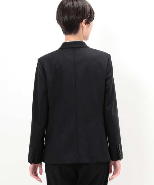 COMME CA(コムサ)の「〔 TALLサイズ 〕 【セットアップ対応】2WAYストレッチトロ ジャケット(その他アウター・レディース・ブラック・13号/15号)」の6枚目の写真