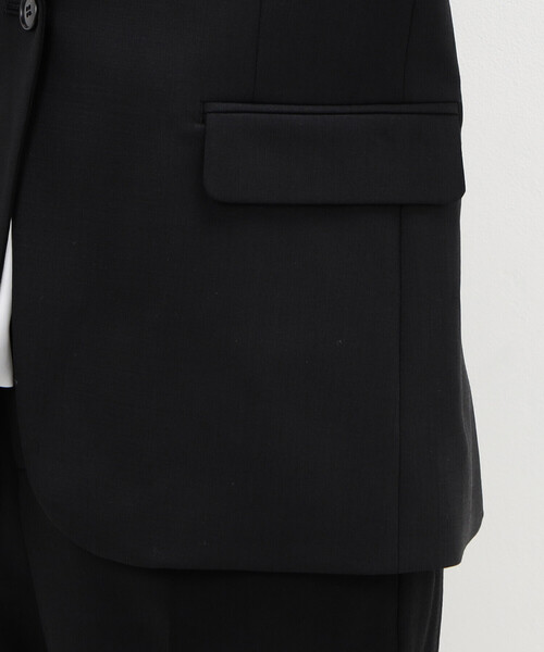 COMME CA(コムサ)の「〔 TALLサイズ 〕 【セットアップ対応】2WAYストレッチトロ ジャケット(その他アウター・レディース・ブラック・13号/15号)」の9枚目の写真