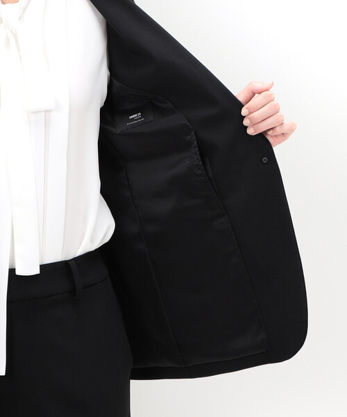 COMME CA(コムサ)の「〔 TALLサイズ 〕 【セットアップ対応】2WAYストレッチトロ ジャケット(その他アウター・レディース・ブラック・13号/15号)」の12枚目の写真