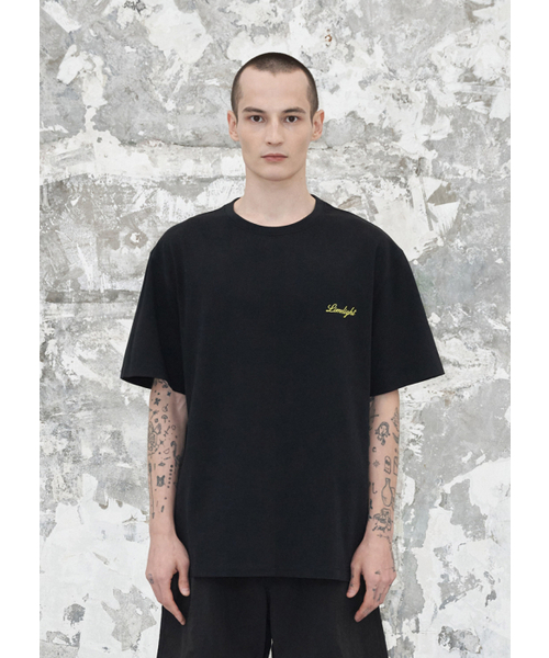 LIMELIGHT APPAREL(ライムライトアパレル)の「アパレルスクリプトロゴTシャツ(ブラック/ライムライト)(Tシャツ/カットソー・メンズ・その他・SMALL/MEDIUM/LARGE/X-LARGE)」の1枚目の写真