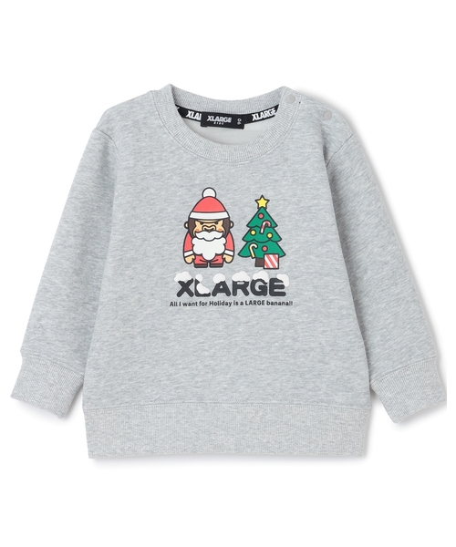 XLARGE KIDS(エクストララージキッズ)の「ホリデイファニーゴリラトレーナー(スウェット・キッズ・レッド/トップグレー・110cm/140cm/120cm/130cm/100cm/90cm/80cm)」の12枚目の写真