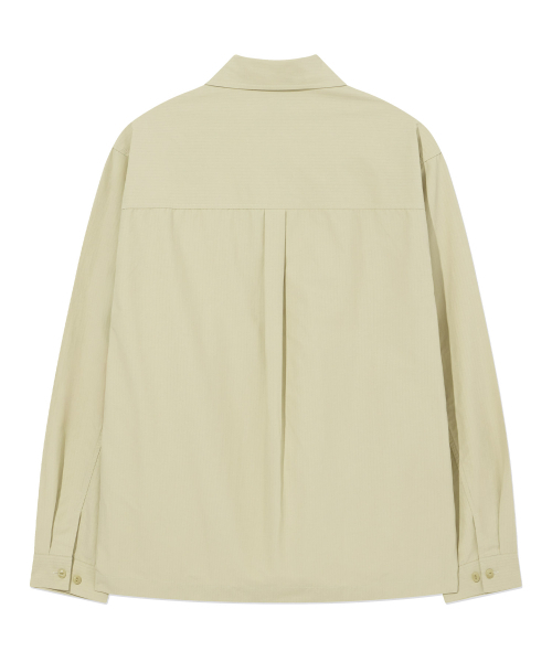 COVERNAT(カバーナット)の「リップストップワークシャツ ベージュ(シャツ/ブラウス・レディース・その他・X-LARGE/XX-LARGE/SMALL/MEDIUM/LARGE)」の3枚目の写真