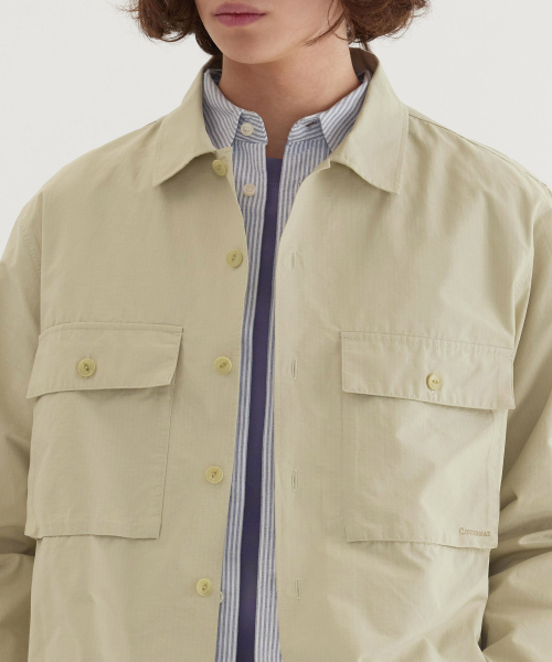 COVERNAT(カバーナット)の「リップストップワークシャツ ベージュ(シャツ/ブラウス・レディース・その他・X-LARGE/XX-LARGE/SMALL/MEDIUM/LARGE)」の7枚目の写真