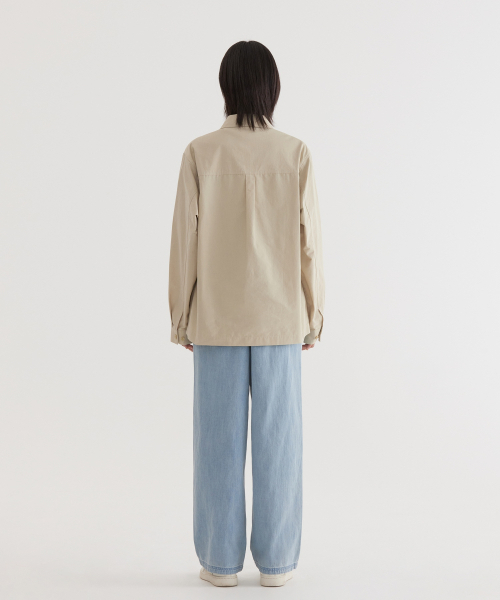 COVERNAT(カバーナット)の「リップストップワークシャツ ベージュ(シャツ/ブラウス・レディース・その他・X-LARGE/XX-LARGE/SMALL/MEDIUM/LARGE)」の10枚目の写真