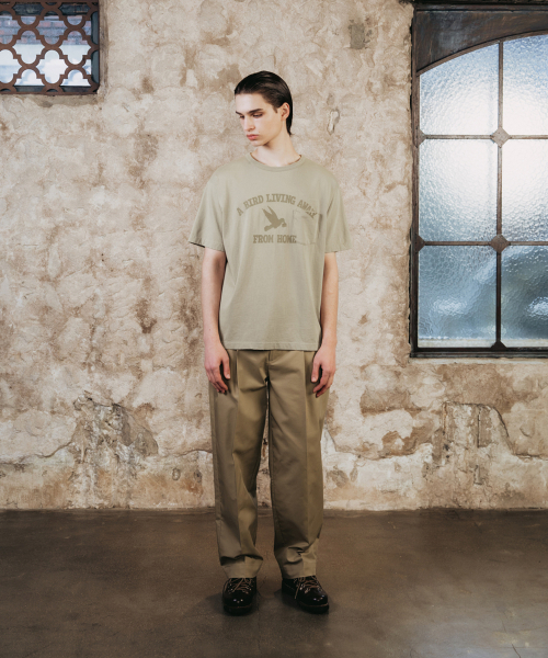 SHIRTER(シャーター)の「DISTRESSED BIRD T-SHIRT (BEIGE)(Tシャツ/カットソー・メンズ・その他・SMALL/MEDIUM/LARGE)」の3枚目の写真