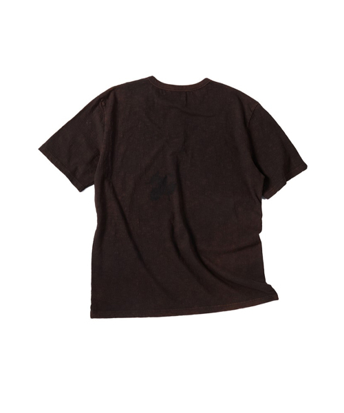 UNTITLED SEOUL(アンタイトル ソウル)の「アンタイトル ステリナイト スラブ ヘンリーネック 半袖 ウォッシュドブラック(Tシャツ/カットソー・メンズ・その他・MEDIUM/LARGE/X-LARGE)」の2枚目の写真