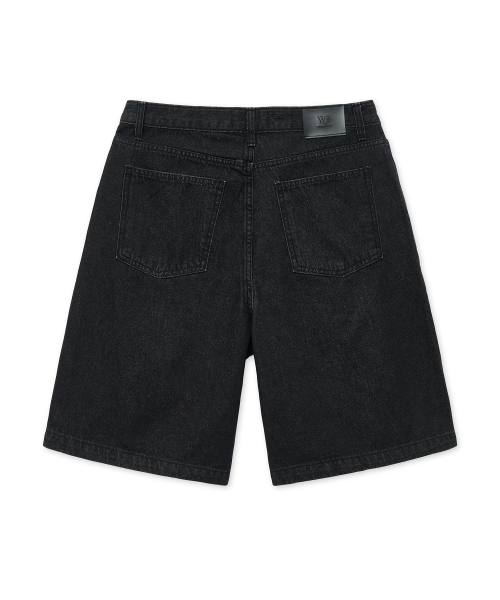WEST GRAND BOULEVARD(ウエストグランドブルバード)の「ピュアウォッシングツーピンタックデニムショーツ WASHED BLACK(その他パンツ・メンズ・その他・MEDIUM/LARGE/X-LARGE/XX-LARGE)」の2枚目の写真