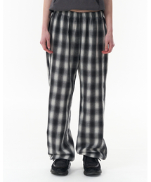 PAHISUM（パヒサム）の「チェックイージーパンツ_ブラック（その他パンツ）」