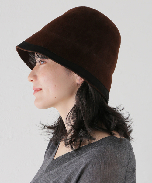 IENA（イエナ）の「La Maison de Lyllis/メゾンドリリス HOOPOE ハット 22530025（ハット・レディース・ブラウン・FREE）」の12枚目の写真