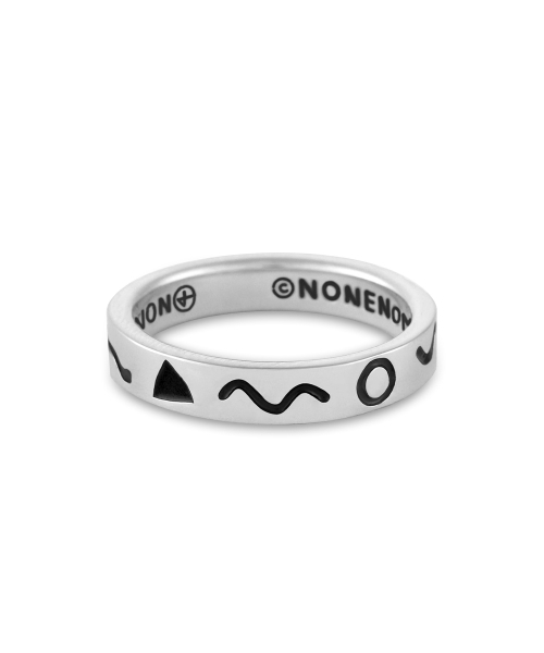 NONENON(ノンノン)の「DOODLE RNG(4mm) SILVER925(リング・レディース・その他・SMALL/MEDIUM/LARGE)」の2枚目の写真