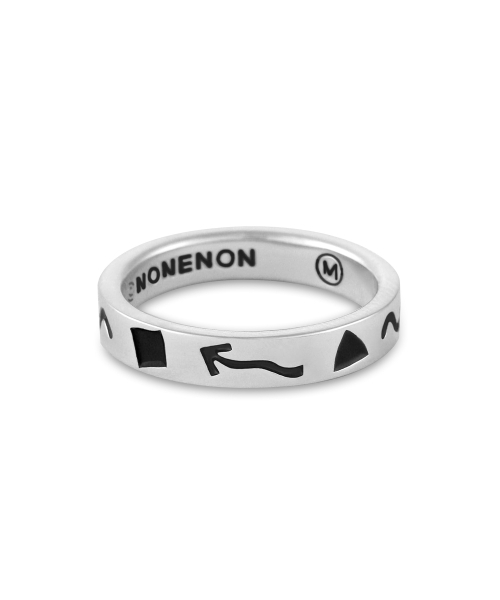 NONENON(ノンノン)の「DOODLE RNG(4mm) SILVER925(リング・レディース・その他・SMALL/MEDIUM/LARGE)」の3枚目の写真