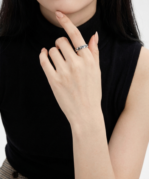 NONENON(ノンノン)の「DOODLE RNG(4mm) SILVER925(リング・レディース・その他・SMALL/MEDIUM/LARGE)」の6枚目の写真