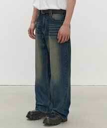 DECET（デケト）の「Mid Rise Wide Jeans DCPT027YLBlue（デニムパンツ）」